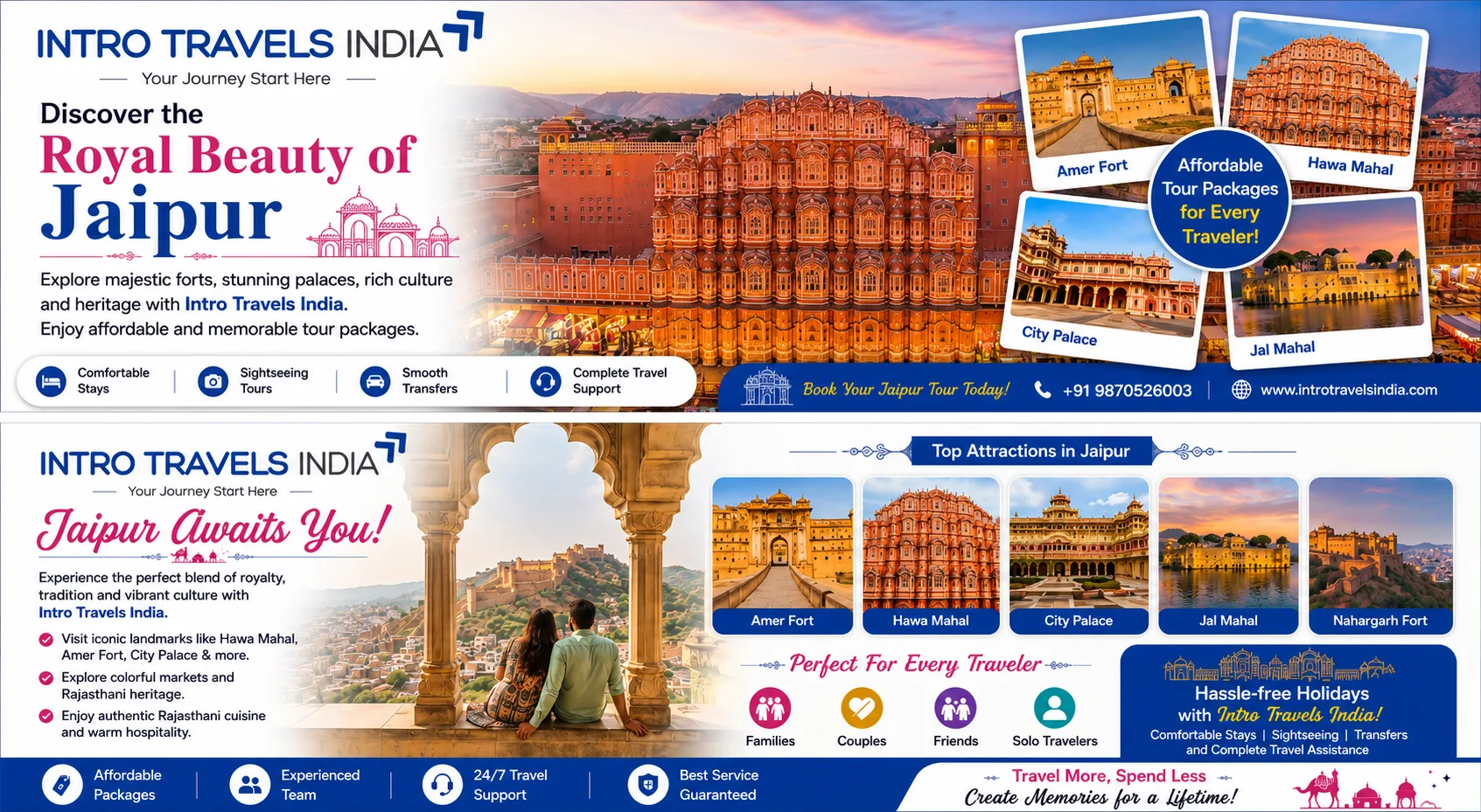 Golden sunrise Hawa Mahal in Jaipur, India